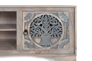 COMODA TV 180CM, LEMN DE MANGO, DESIGN ART DECO, GINER Y COLOMER - Img 5