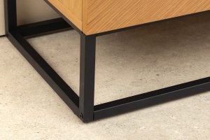 COMODA TV, GRANDEZZA 180CM, PRODUS DIN FURNIR LEMN SI METAL, ASPECT STEJAR, ARTIM GROUP SELECTION - Img 4