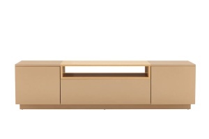 COMODA TV LOFT 160CM, REALIZATA DIN MDF SI FURNIR STEJAR, CULOARE GRI NATUR, ARTIM GROUP SELECTION - Img 7