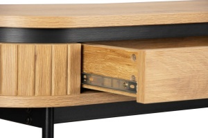 CONSOLA/BIROU, ATELIER 120CM, CU DOUA SERTARE, DIN LEMN DE MANGO SI METAL, ASPECT NATUR, ARTIM GROUP SELECTION - Img 9