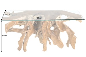 CONSOLA LEMN 150CM, ROOT, MATERIAL LEMN TEC, ARTIM GROUP SELECTION - Img 3