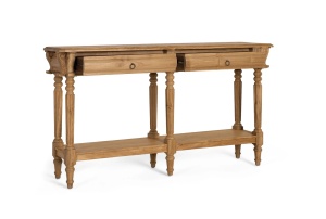 CONSOLA YAMBA 150CM, REALIZATA DIN LEMN DE TEC, CULOARE NATUR, GINER Y COLOMER - Img 5