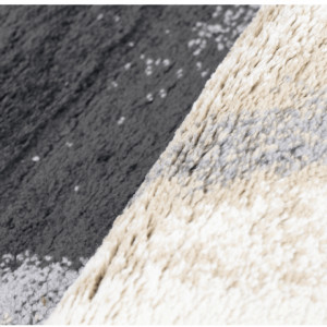 Covor 100x150 cm, alb/maro/negru, TOCAR, 0000206744 - Img 7
