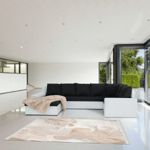 Covor, model bej/crem/alb, 80x150, RENOX TYP 2, 0000229125 - Img 2