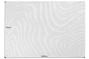COVOR, WAVE 170X240CM, GRI/BEJ, POLIESTER, ARTIM GROUP SELECTION - Img 2