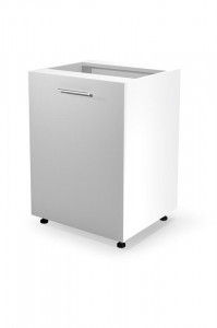 DULAP BUCATARIE VENTO ALB/STEJAR AURIU D-60/82 STIL MODERN HALMAR