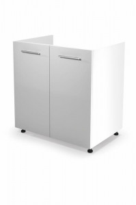DULAP BUCATARIE VENTO ALB/STEJAR AURIU DK-80/82 STIL MODERN HALMAR