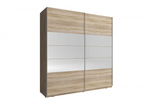 DULAP DORMITOR MIKA I 200 STEJAR SONOMA DESIGN MODERN PSK