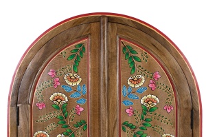 DULAP ELEGANT SILEX 83CM, REALIZAT DIN LEMN DE MANGO, CULOARE MARO/ MULTICOLOR, GINER Y COLOMER - Img 4