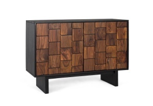 DULAP LIVING 100CM, COD 2280, LEMN DE MANGO, GINER Y COLOMER, STIL MODERN - Img 2