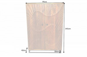DULAP/ORGANIZATOR DIN LEMN, SCORPION, 140CM, DIN LEMN MANGO, ARTIM GROUP SELECTION - Img 5