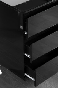 DULAPIOR OFFICE, NEGRU BIG DEAL, COD 17519, DESIGN MODERN - Img 3