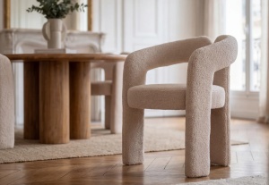 FOTOLIU, ARCH, REALIZAT DIN TEXTIL BOUCLE CREM, DESIGN MODERN, ARTIM GROUP SELECTION - Img 4