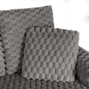 FOTOLIU CONFORTABIL, ARTIM MEBLE, REALIZAT DIN MATERIAL TEXTIL PLUS GRI SI LEMN, STIL MODERN - Img 9