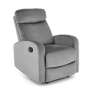 FOTOLIU CONFORTABIL WONDER, GRI, TAPITERIE DIN CATIFEA, CU FUNCTIE DE RABATARE, STIL MODERN - Img 3