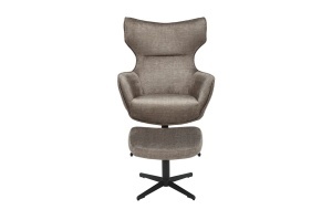 FOTOLIU CU TABURET, CLOUD ROTATIV 360 GRADE, MATERIAL TEXTIL TAUPE SI CADRUL METALIC, ARTIM GROUP SELECTION - Img 2