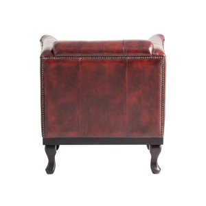 FOTOLIU DE LUX CHESTERFIELD DOVER, DIN PIELE NATURALA, CULOARE ROSU, ARTIM SELECTION - Img 2