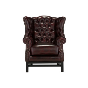 FOTOLIU DE LUX CHESTERFIELD KINGFIELDS, DIN PIELE NATURALA, CULOARE ROSU, ARTIM SELECTION