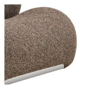 FOTOLIU DE RELAXARE SOFIA, DIN LEMN SI TEXTIL, CULOARE MARO, HOUSE NORDIC - Img 8