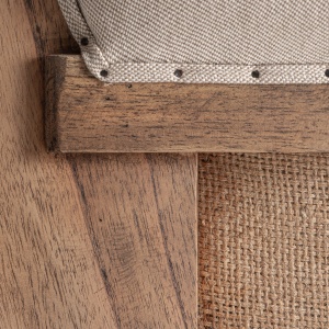 FOTOLIU LIVING ARBAZ, REALIZAT DIN LEMN DE MINDI SI TEXTIL - IN, REALIZAT MANUAL, FINISAJ NATUR, VICAL HOME - Img 6