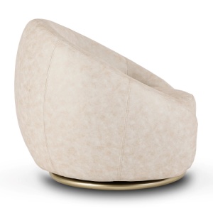 FOTOLIU LIVING ROTATIV GIULIO, REALIZAT DIN METAL SI PIELE ECO, CULOARE CREM, ARTIM MEBLE - Img 4