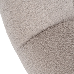 FOTOLIU LIVING ROTATIV SONNY, REALIZAT DIN METAL SI TEXTIL BOUCLE, CULOARE GRI/AURIU, ARTIM MEBLE - Img 9