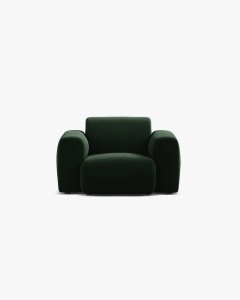 FOTOLIU LOUNGE MOLINO, 100X108, VERDE SMARALD, CU TAPITERIE DIN TEXTIL CATIFEA CASINO, MICADONI