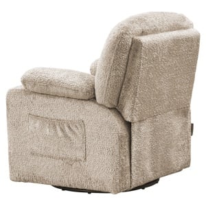 FOTOLIU PIVOTANT PENTRU COPII, 360 GRADE, RELAXANT MICKEY SHEEP, 01 NATURE, S5167, TAPITERIE 100% POLIESTER, STIL MODERN - Img 3