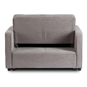 FOTOLIU RABATABIL, ARTIM MEBLE, CU SPATIU DE SOMN, REALIZAT DIN TEXTIL GRI, STIL MODERN - Img 4