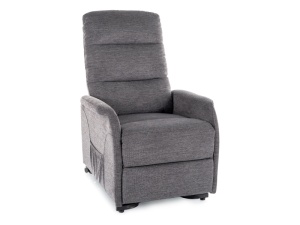 FOTOLIU RABATABIL, ELECTRIC, CU FUNCTIE DE MASAJ, JUPITER M BREGO, CU TAPITERIE DIN TEXTIL, GRI INCHIS 18, STIL MODERN