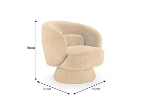 FOTOLIU ROTATIV, BOSSA NOVA, GALBEN MUSTAR, MATERIAL BOUCLE, ARTIM GROUP SELECTION - Img 7