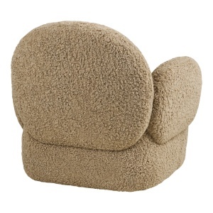 FOTOLIU ROTATIV MESSINA, DIN LEMN SI TEXTIL BOUCLE, CULOARE MARO DESCHIS, HOUSE NORDIC - Img 5