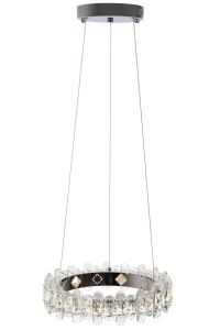 Kryształowa Lampa Sufitowa LED APP1041-CP + pilot - Img 2