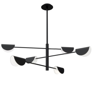 Lampă de tavan APP1261-6CP BLACK - Img 1
