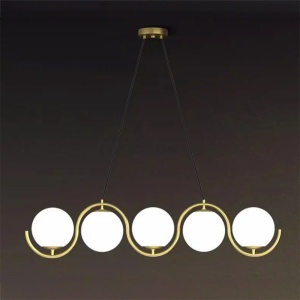 Lampă de tavan APP1440-5CP GOLD - Img 4