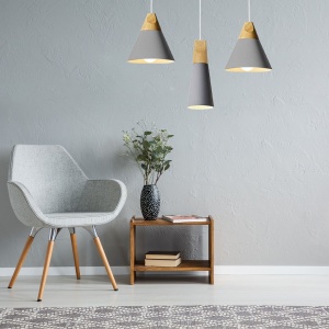 Lampa DE TAVAN SCANDI SET CPR gri - Img 4