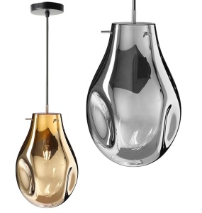 Lampa DE TAVAN SUSPENDABILA din sticla APP328-1CP Amber