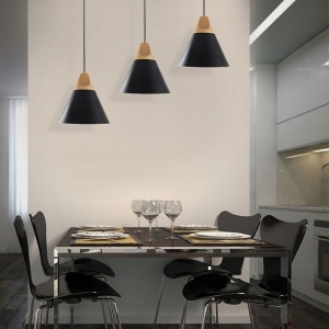 Lampa DE TAVAN SUSPENDABILA Scandi A negru - Img 3