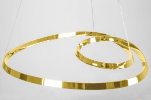 Lampa LED APP7797-cp Gold + Remote Control - Img 3