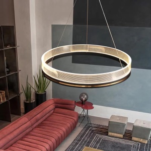 Lampă suspendată APP1192-CP Black Gold - Img 2