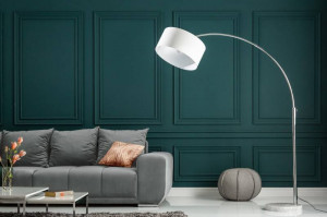 LAMPADAR BIG BOW ALB 170/180 CM COD 35596 DESIGN MODERN - Img 2