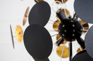 LAMPADAR INFINITY HOME, 170CM, AURIU/NEGRU 36839 STIL MODERN - Img 2
