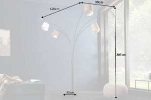 LAMPADAR LEVELS MULTICOLOR 205CM DIN METAL SI IN COD 38825 - Img 7