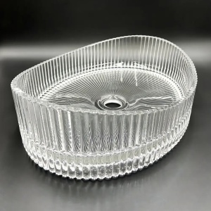 LAVOAR CU STRIATII HARPER TRANSPARENT, STICLA SECURIZATA, CALITATE SUPERIOARA, REA - Img 8