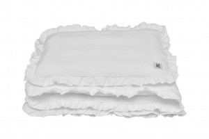 LENJERIE DE PAT PENTRU COPII WITH A FLOUNCE ALB MARIMEA L BA