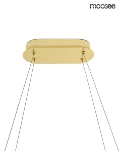 LUSTRA ANILLO 120, AURIE, CONFECTIONATA DIN METAL SI ALUMINIU, STIL MODERN - Img 5