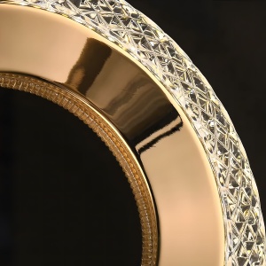 Lustră cu Cristale Suspendată G119-1CP GOLD - Img 4