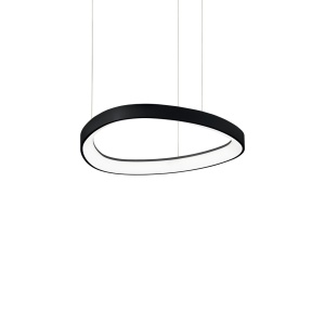 LUSTRA GEMINI SP D042, 42,5CM, NEGRU, DIN METAL SI POLICARBONAT, STIL MODERN