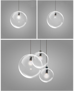 LUSTRA LASSI BLACK APP309-3CP, 20x25x30/90 cm, NEGRU, DIN OTEL SI METAL DE INALTA CALITATE, STIL MODERN, TU - Img 4