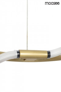 LUSTRA LED EXCLUSIVISTA 60CM, SERPIENTE, CONFECTIONATA DIN METAL SI LED, STIL MODERN - Img 4